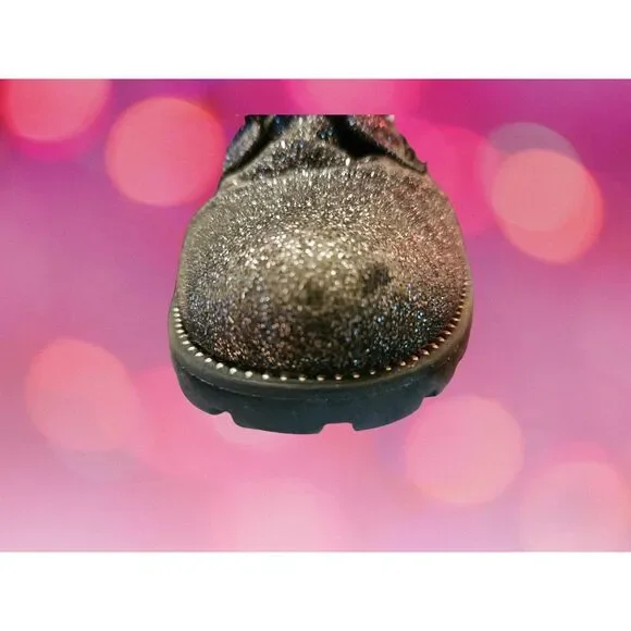 Cynthia Rowley Girl's Sparkly Boots Size 12 - Picture 5 of 8